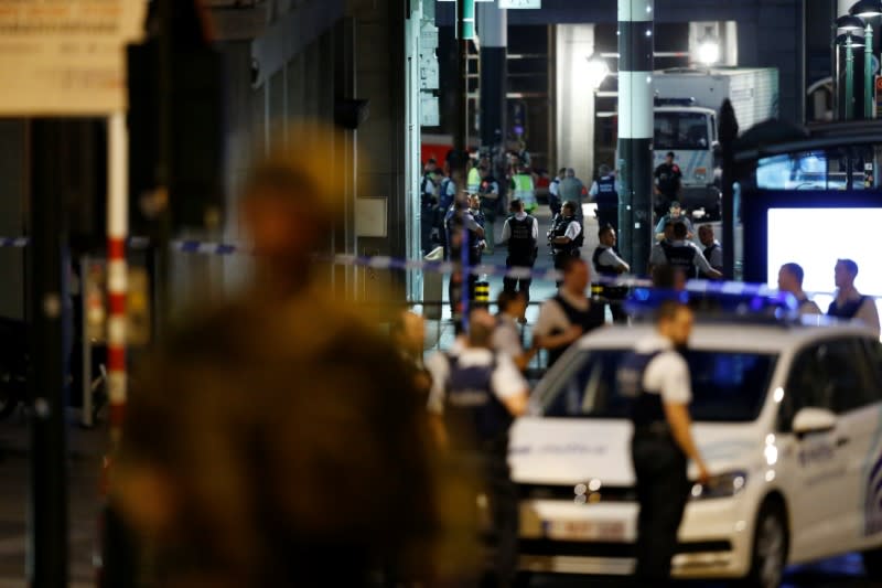 Les autorités belges s'interrogent sur les motivations du kamikaze présumé abattu mardi soir à la Gare centrale de Bruxelles par des soldats belges. /Photo prise le 20 juin 2017/REUTERS/François Lenoir