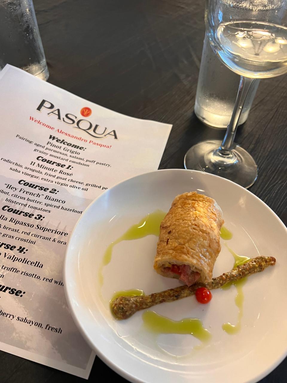 Italian winery Pasqua hosted a wine dinner at TPC Southwind in August.