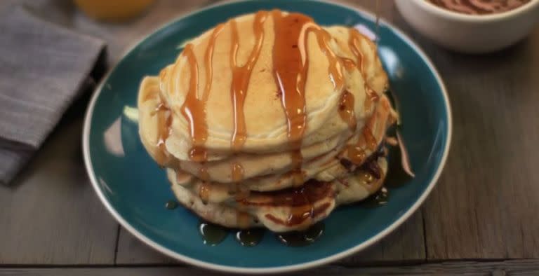 Nutella Stuffed Pancakes