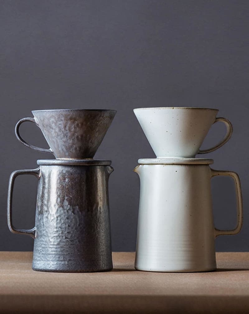 Ceramic Pour Over Coffee Maker Set