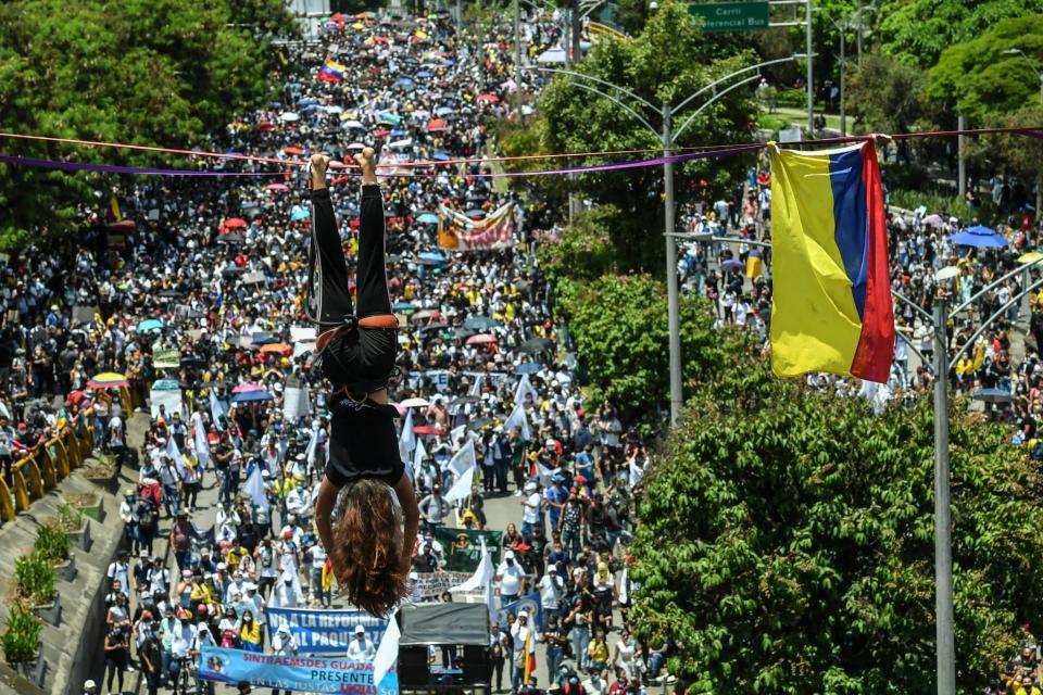 Manifestants en Colombie  - Joaquin Sarmiento