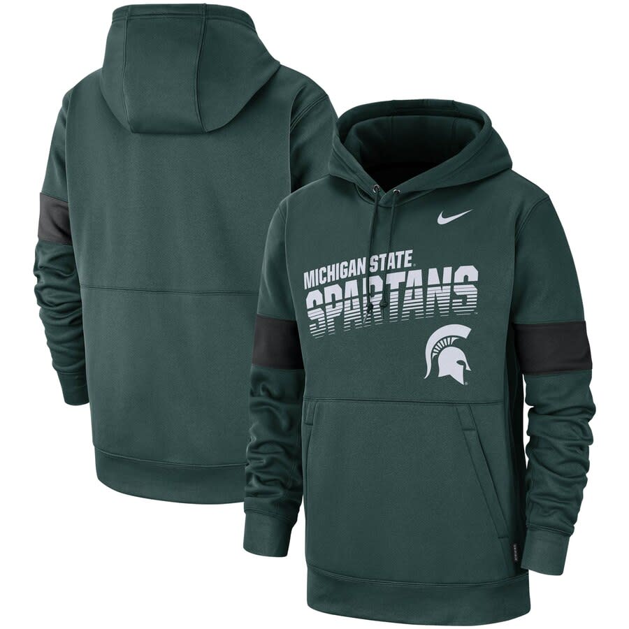 Michigan State Spartans Nike 2019 Sideline Therma-FIT Perfromance Hoodie