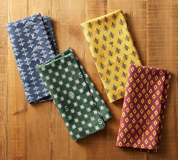 Hogwarts House Napkins Set