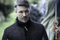 <p>Petyr Baelish is always two steps ahead of his competition, and should things go wrong, his Eyrie retreat is almost unassailable. His biggest weakness is his alliance with Jon Snow — but not because of the enemies it made him in King’s Landing. Jon is at the frontline of the battle against the White Walkers, and no amount of political deftness or manipulation can protect Littlefinger from the Night King.<br><br>(Photo Credit: HBO) </p>