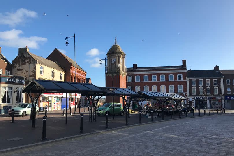 Market Place in Wednesbury