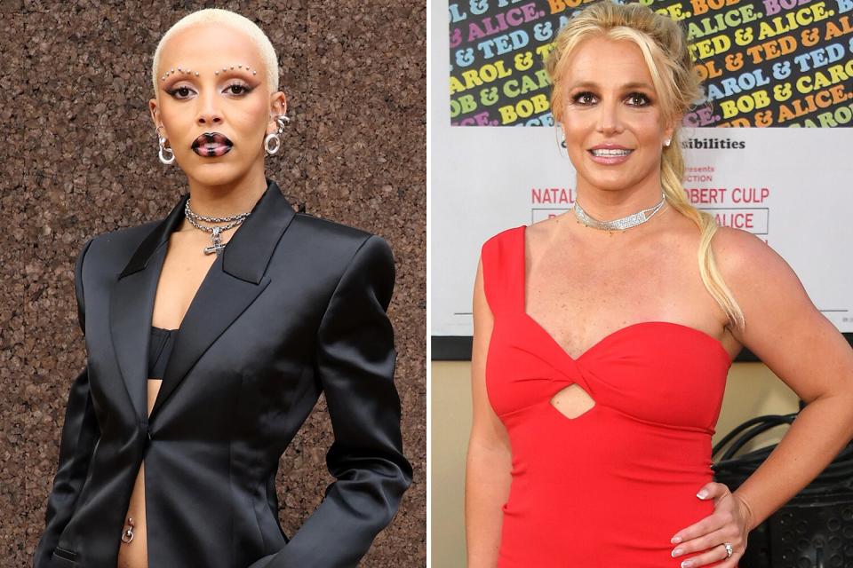 Doja Cat Defends Britney Spears After Disrespectful Comments Comparing Their Shaved Heads 9081