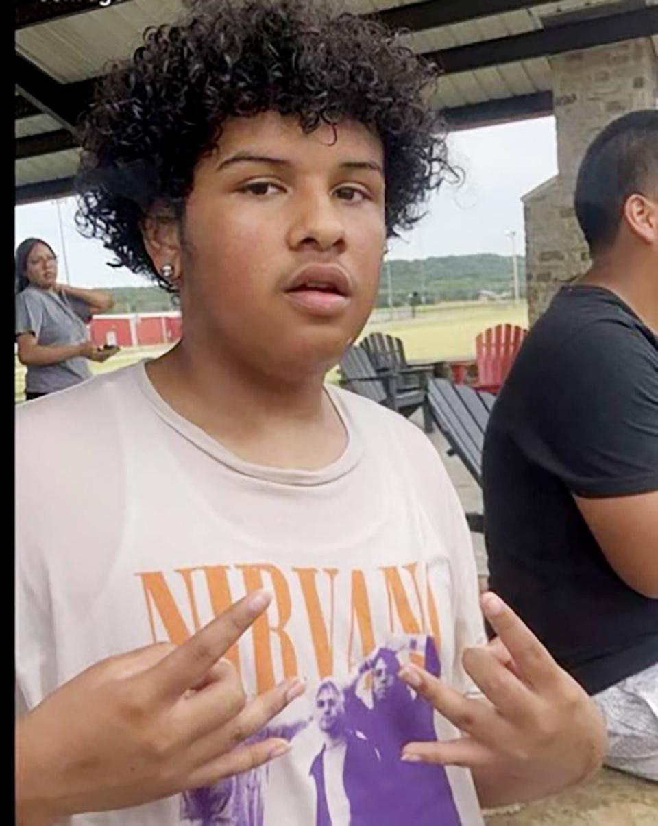 Iliah Miguel, 14, was part of a group of people who rushed to help the victim of a shooting at the Oklahoma State Fair.