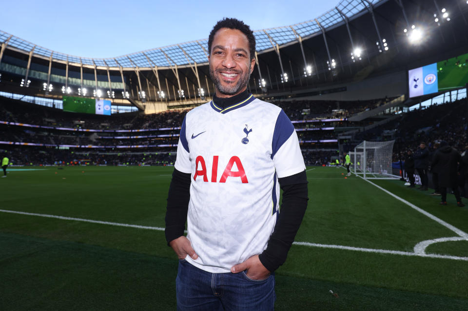TV presenter Sean Fletcher poses for a photo during the Premier League match between Tottenham Hotspur and Manchester City at Tottenham Hotspur Stadium on February 05, 2023 in London, England. (Photo by Tottenham Hotspur FC/Tottenham Hotspur FC via Getty Images)