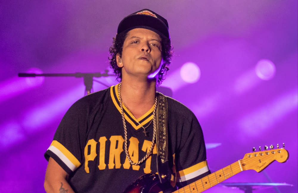 Bruno Mars is set to make his solo comeback credit:Bang Showbiz