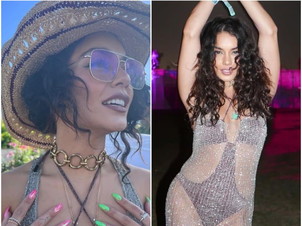 Vanessa Hudgens wore a custom creation by Natalia Fedner (Vanessa Hudgens/Instagram)