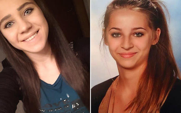 Sabina Selimovic, 15, y Samra Kesinovic, 16.