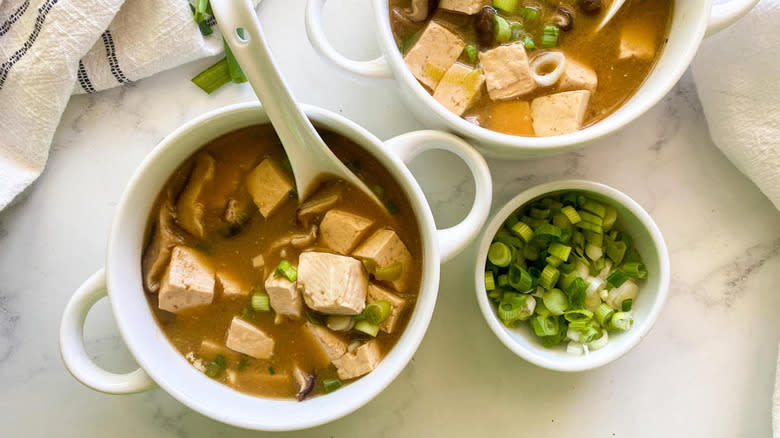 Miso soup with tofu