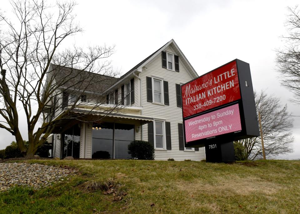 Maisano's Little Italian Kitchen, at 7831 Cleveland Ave. NW in Plain Township, will open its doors Wednesday, Feb. 7, 2024, with service for those with reservations only.