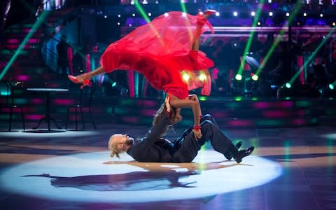 Jonnie Peacock and Oti Mabuse - Credit: BBC