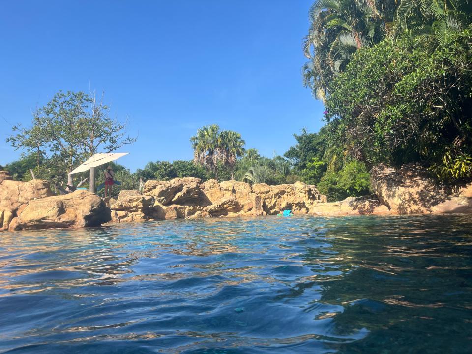 lazy river at discovery cove marine life park in orlando