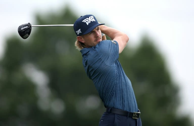 American Jake Knapp fired a seven-under par 64 to grab the lead after the second round of the PGA Tour's CJ Cup Byron Nelson tournament (Tim Heitman)