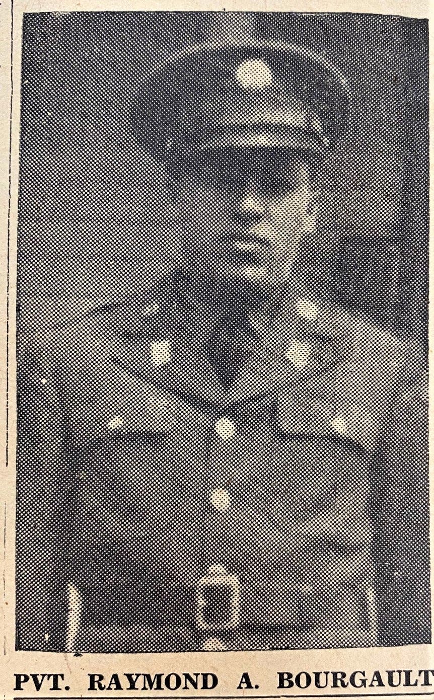 Pvt. Raymond A. Bourgault