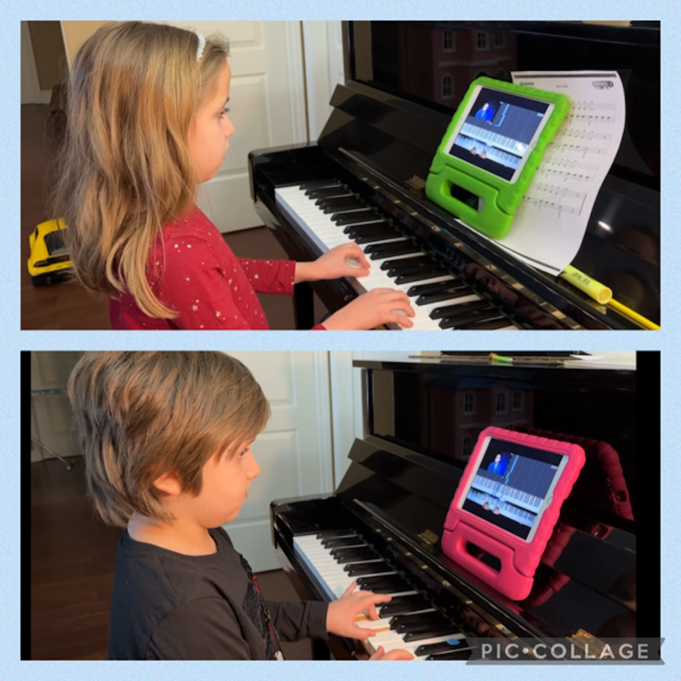 Apprendre le piano en ligne, c’est bien possible. (Isabelle Carignan), Fourni par l'auteur