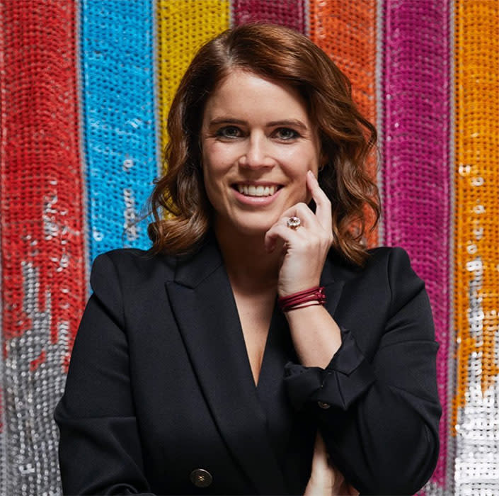 princess eugenie wearing togetherbands bracelet