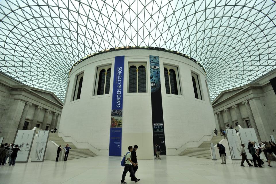 General view of the interior of the British Museum in Bloomsbury, London (Tim Ireland/PA) (PA Archive)