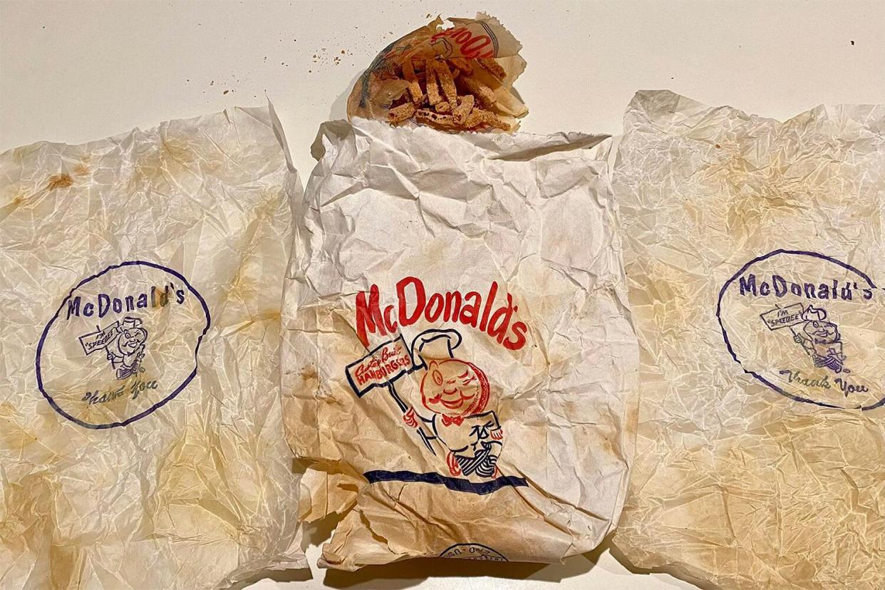 Couple finds 63-year-old McDonald’s fries in home’s wall while renovating bathroom