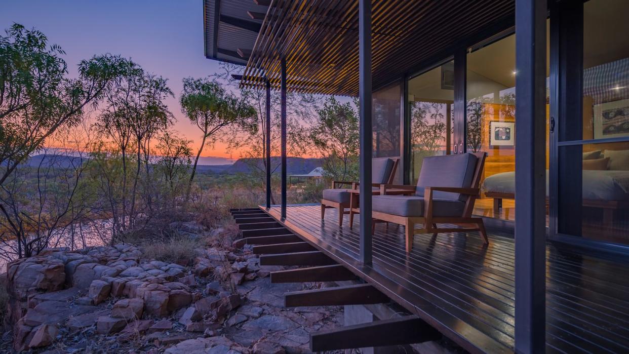 cliffside luxury suite at el questro homestead the kimberley western australia