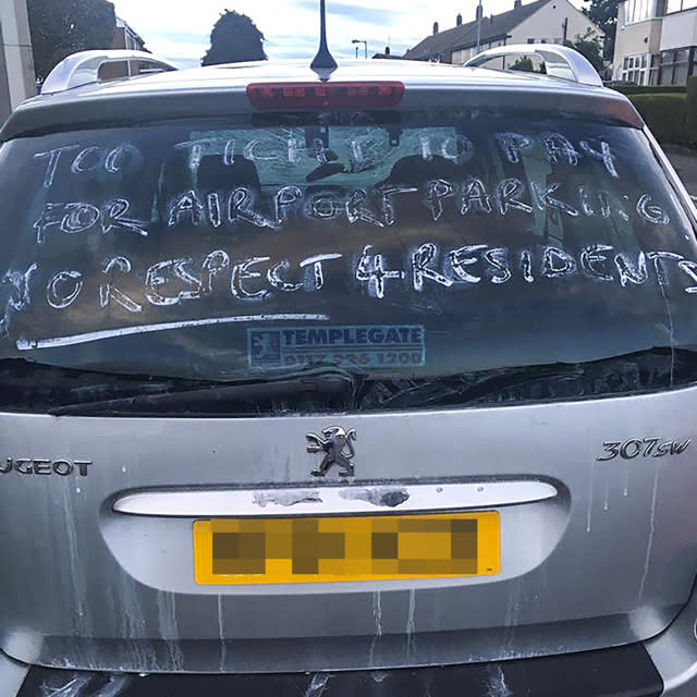 Luton Airport holidaymakers' cars vandalised in streets