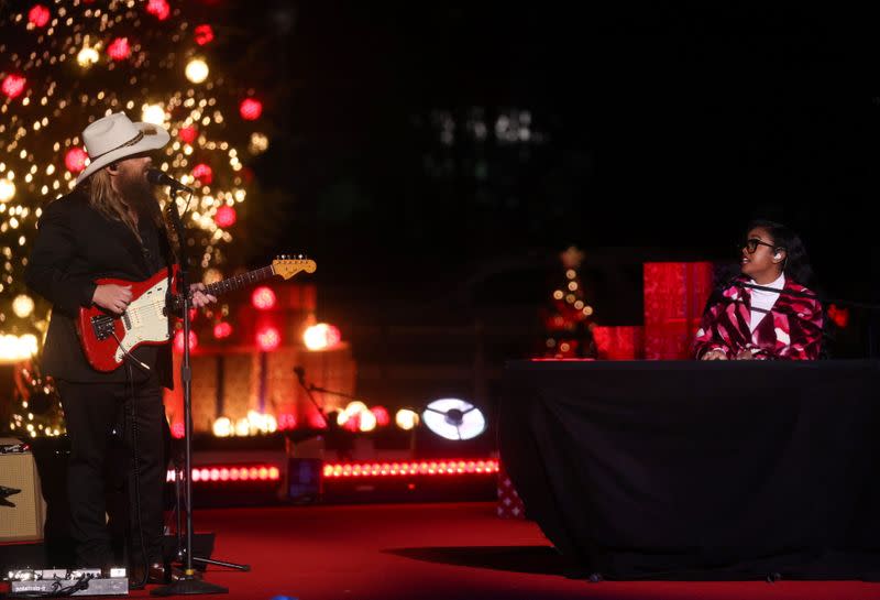 National Tree Lighting Ceremony at the Ellipse near the White House in Washington