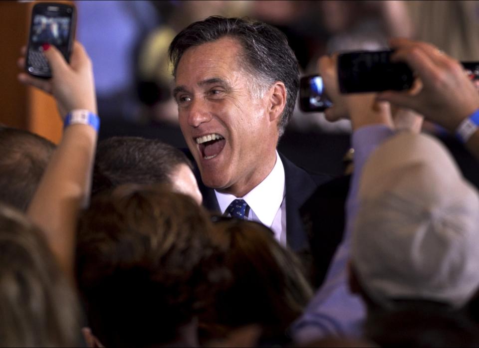 Mitt Romney continued to grow his lead in delegates with the Illinois primary, which he won commandingly, with a double-digit margin over Rick Santorum.    The victory helped Romney <a href="http://www.huffingtonpost.com/2012/03/20/mitt-romney-illinois-primary-results-2012_n_1366112.html?ref=chicago&ir=Chicago" target="_hplink">further along his path to the nomination</a>.    But his team quickly followed it with a gaffe. The next day, senior adviser Eric Fehrnstrom <a href="http://www.huffingtonpost.com/2012/03/21/mitt-romney-etch-a-sketch_n_1369769.html" target="_hplink">compared Romney's campaign to an Etch A Sketch</a>, saying the general election would represent a "reset button."