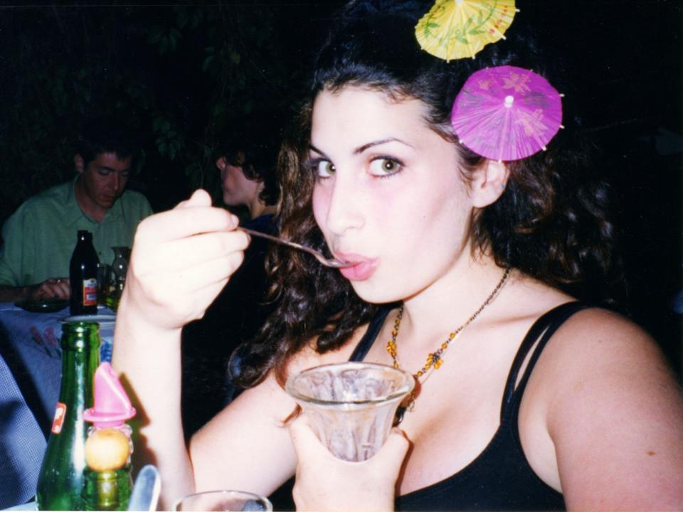 Amy Winehouse in her teenage years (BBC)