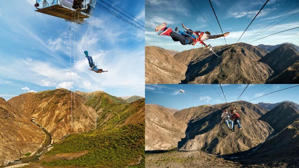 Nevis Bungy, Swing or Catapult by AJ Hackett. (Photo: Klook SG)