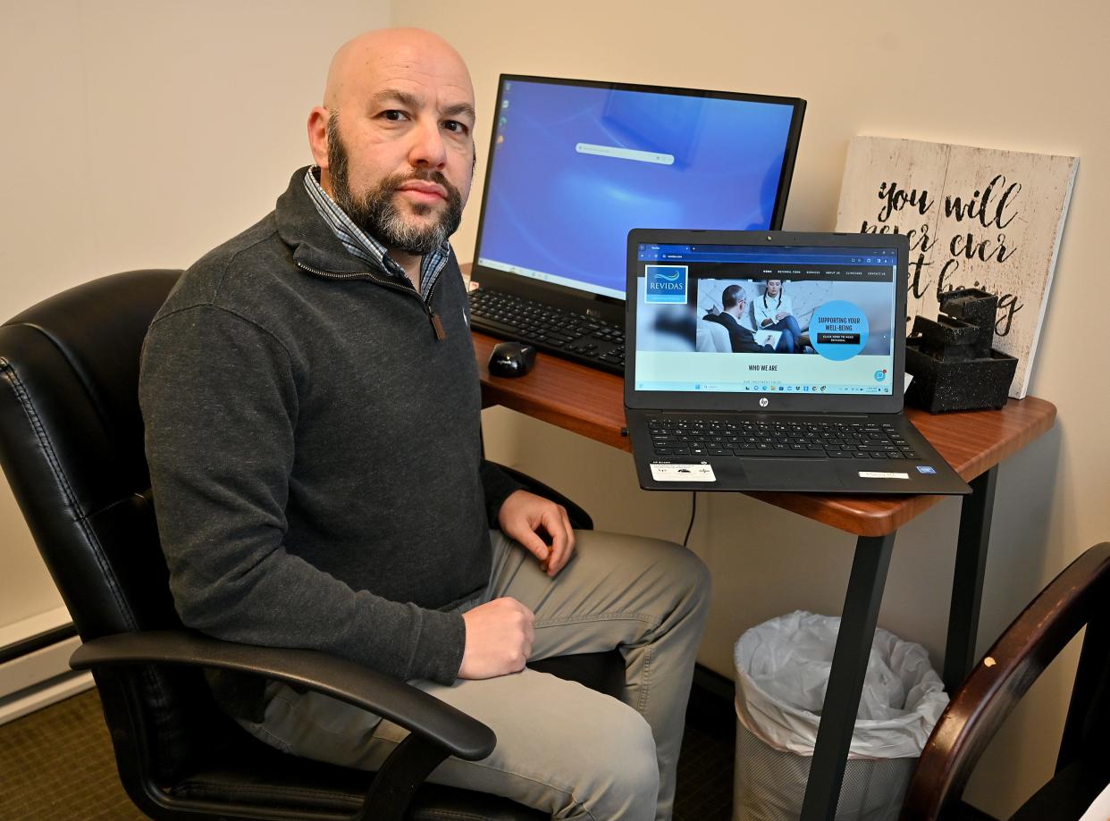 Geoff Cushner is managing director of Revidas, a Worcester company that provides mental health counseling, He says reimbursements at his company are down 85% this month because of the cyberattack that crippled Change Healthcare.