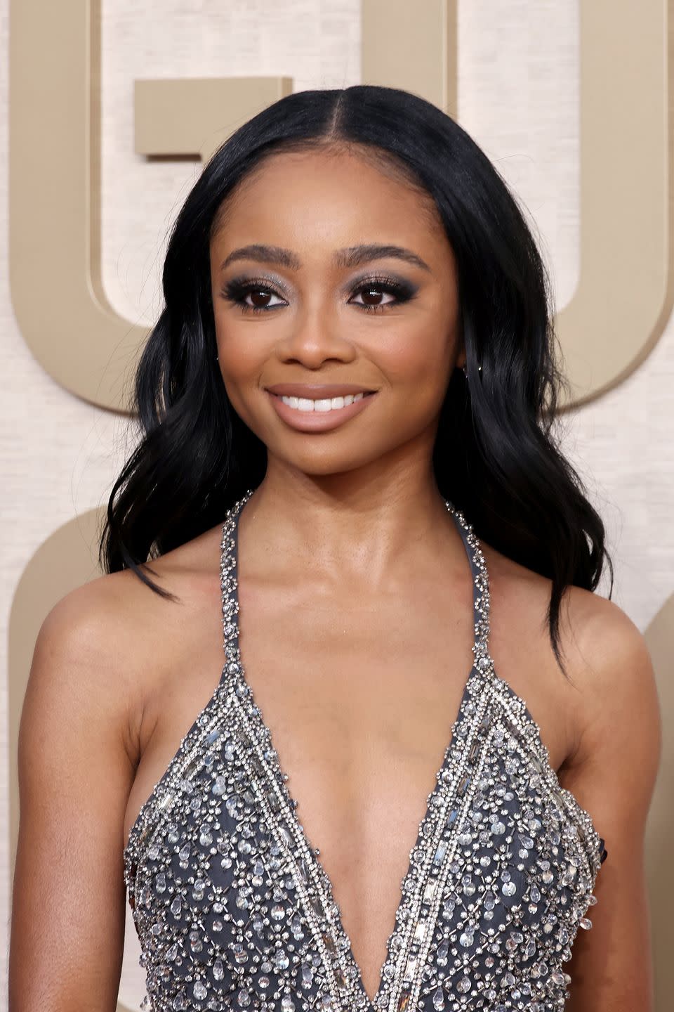 beverly hills, california january 07 skai jackson attends the 81st annual golden globe awards at the beverly hilton on january 07, 2024 in beverly hills, california photo by amy sussmangetty images