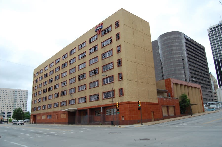 Downtown Tulsa YMCA. Image courtesy Oklahoma Historical Society.