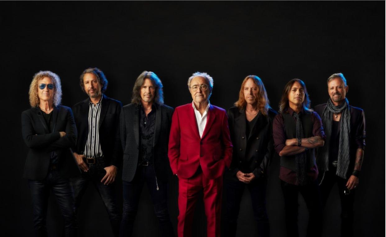 Foreigner plays the Iowa State Fair Grandstand on East Side Night in 2024.