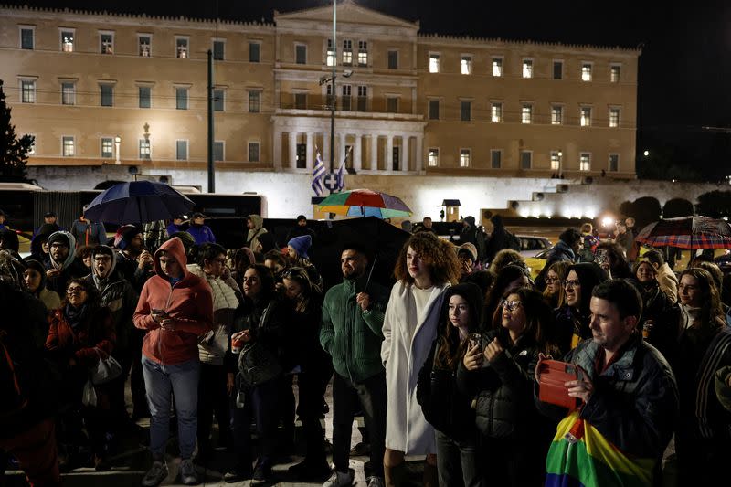 Greek parliament votes on bill legalising same-sex marriage