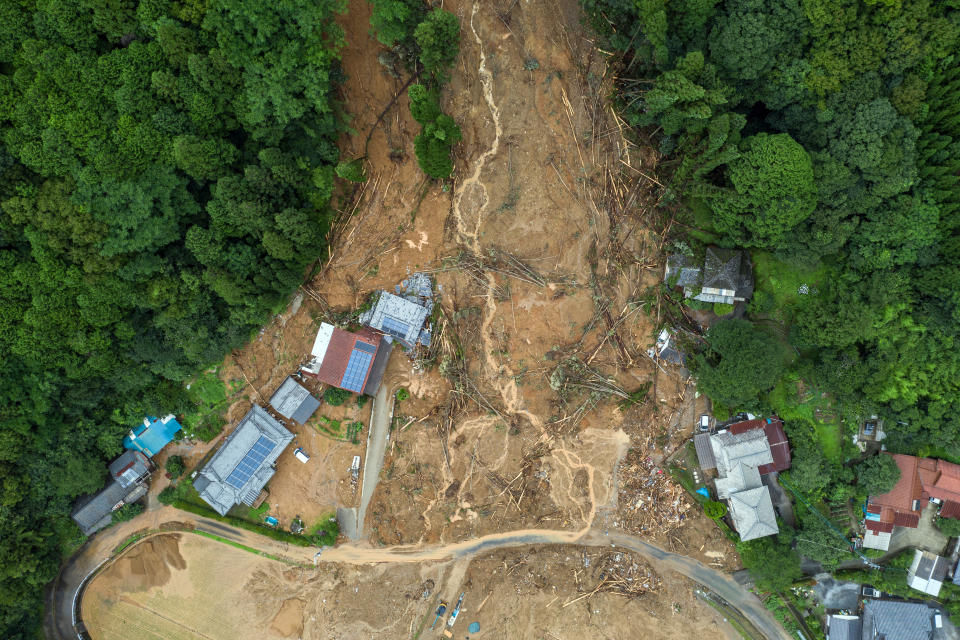 Unprecedented Rain Causes Flooding And Landslides In Kumamoto