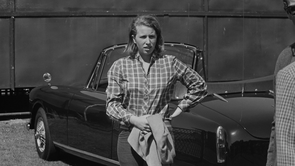 <p> While Princess Anne may have dressed up for official occasions, like any other teenager in the 1960s she was embracing an off-duty look in her downtime. She wore a checked shirt and jeans to watch her father Prince Philip play polo near Windsor in 1967. </p>