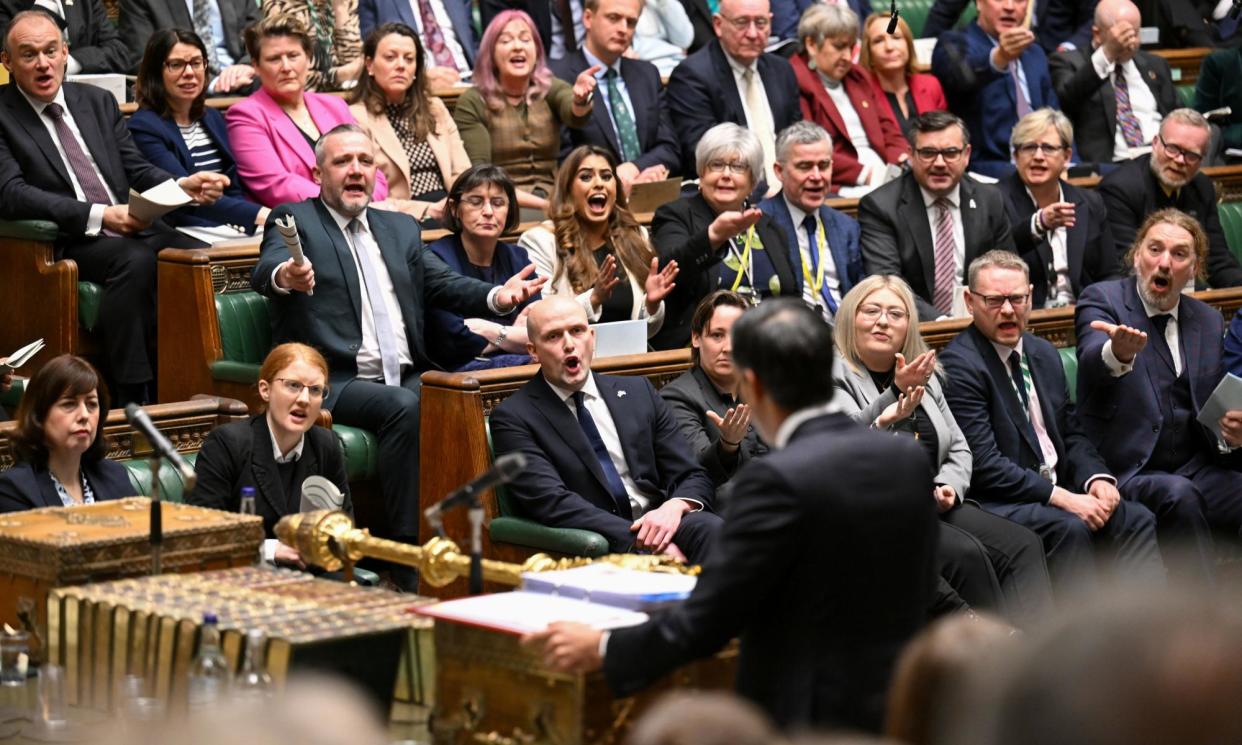 <span>‘The failure thus far of the Conservative party to sever its links with Hester … suggests that Rishi Sunak’s supposed concern with “extremism” is so much hypocritical cant.’</span><span>Photograph: UK Parliament/Maria Unger/PA</span>