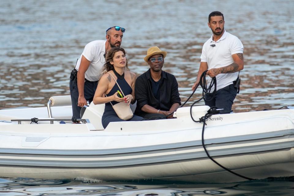 Dubrovnik - After spending the whole day on a yacht anchored near Lokrum, comedian Chris Rock decided to take a walk around town with his new girlfriend, actress Lake Bell