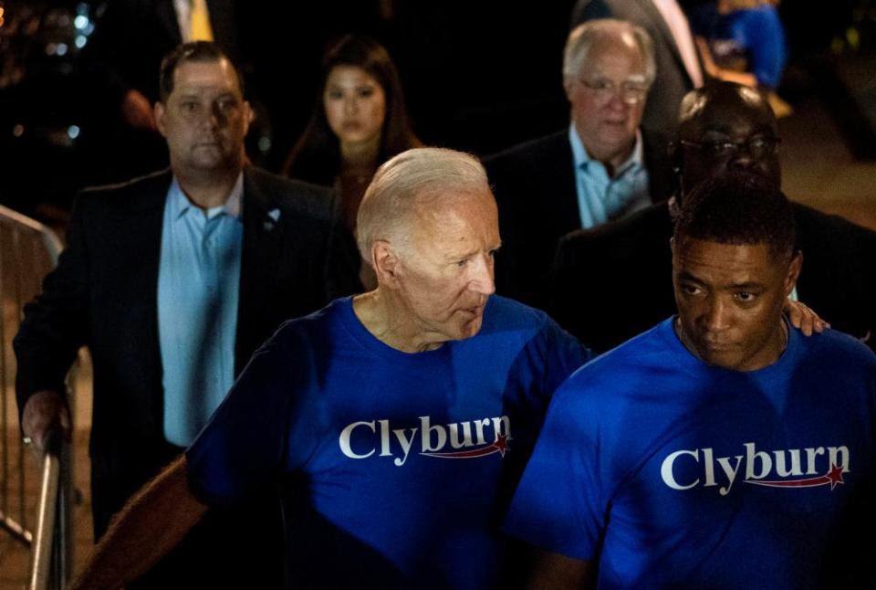 Richmond with Biden in Columbia, South Carolina in June.