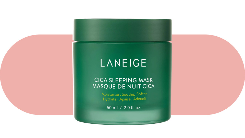 Alleviate redness with the Laneige Cica Sleeping Mask.