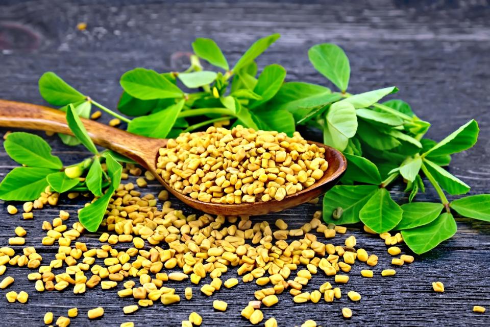 Another common herb with a proven track record of relieving period pain is Methi (fenugreek)