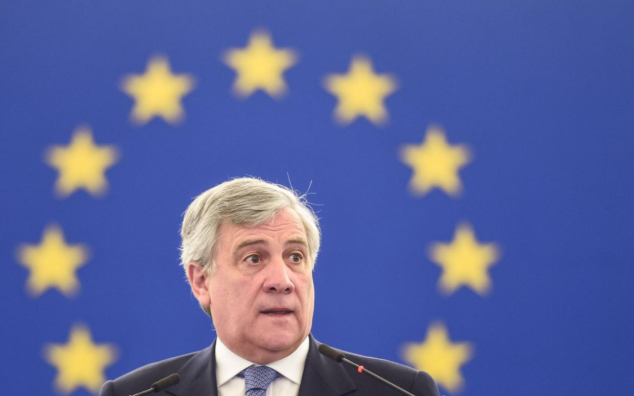 European Parliament's President Antonio Tajani - AFP