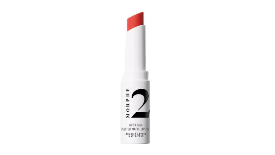 Morphe 2 Good Talk Blotted Matte Lipstick in Sunset Red: $9