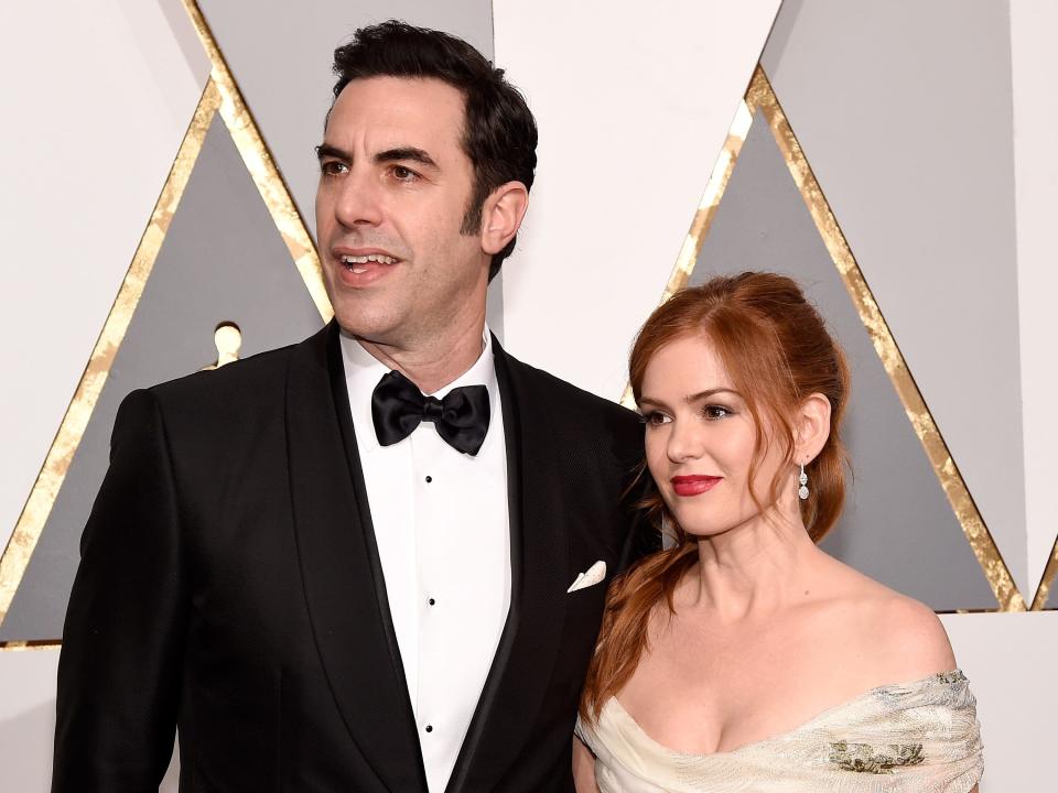 Isla Fisher Sacha Baron Cohen