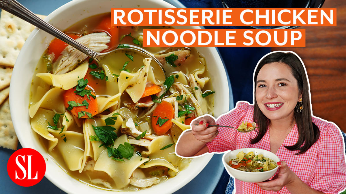 Rotisserie Chicken Noodle Soup Recipe