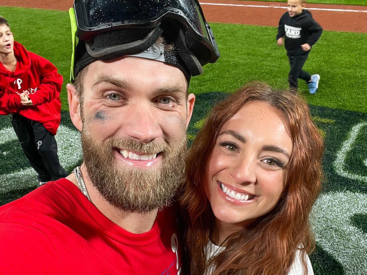 Bryce Harper and Kayla Varner