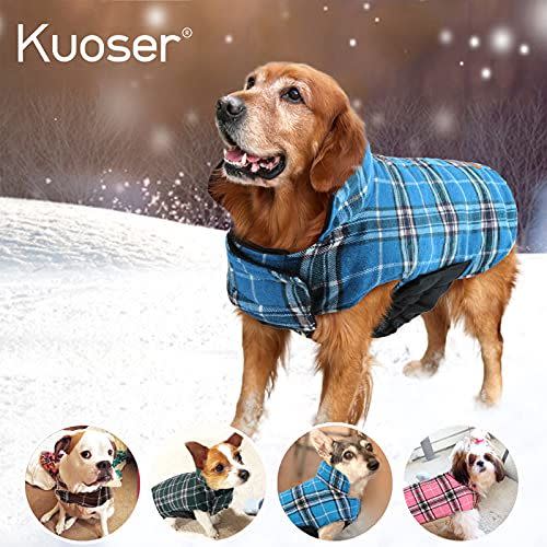 2) Kuoser Reversible Dog Jacket