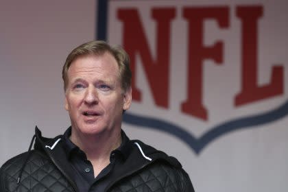 No decision has been made yet on the Dolphins-Titans game, but Roger Goodell and NFL officials are in contact with Miami-area authorities (AP)